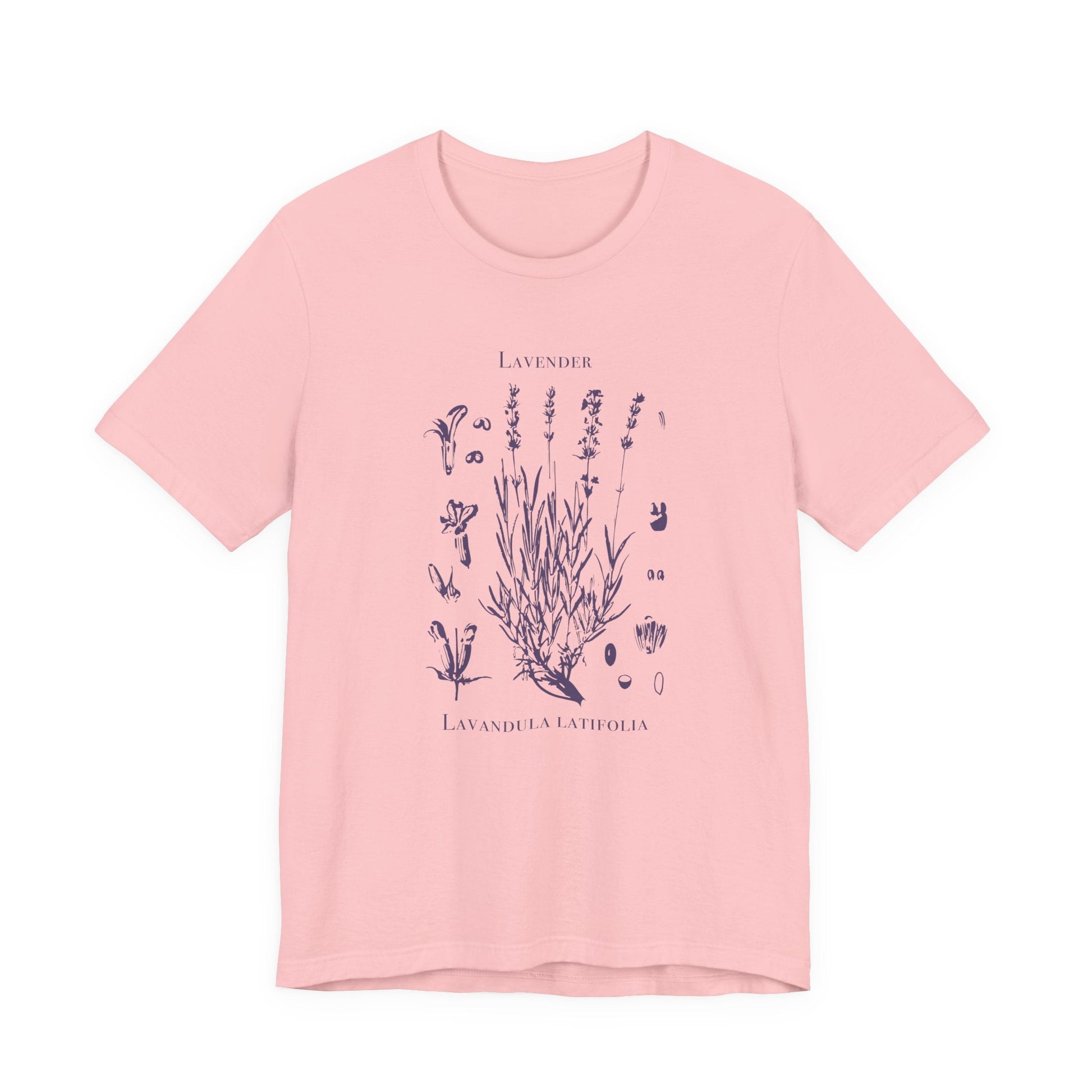 Retro Lavender Adult Shirt, Wildflowers Nature Shirt - Popbydesign