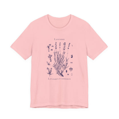 Retro Lavender Adult Shirt, Wildflowers Nature Shirt - Popbydesign