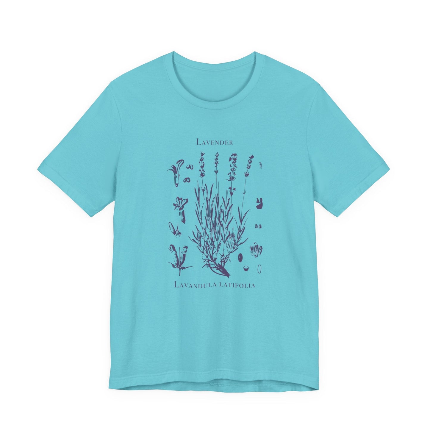 Retro Lavender Adult Shirt, Wildflowers Nature Shirt - Popbydesign