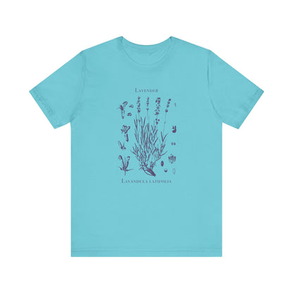 Retro Lavender Adult Shirt, Wildflowers Nature Shirt - Popbydesign
