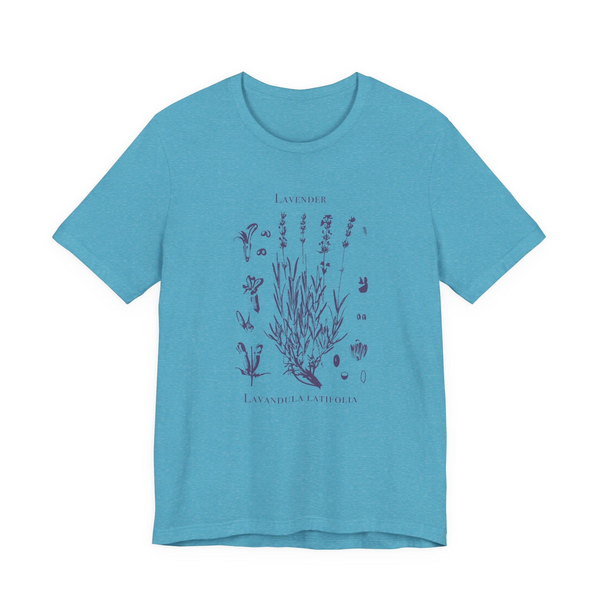 Retro Lavender Adult Shirt, Wildflowers Nature Shirt - Popbydesign