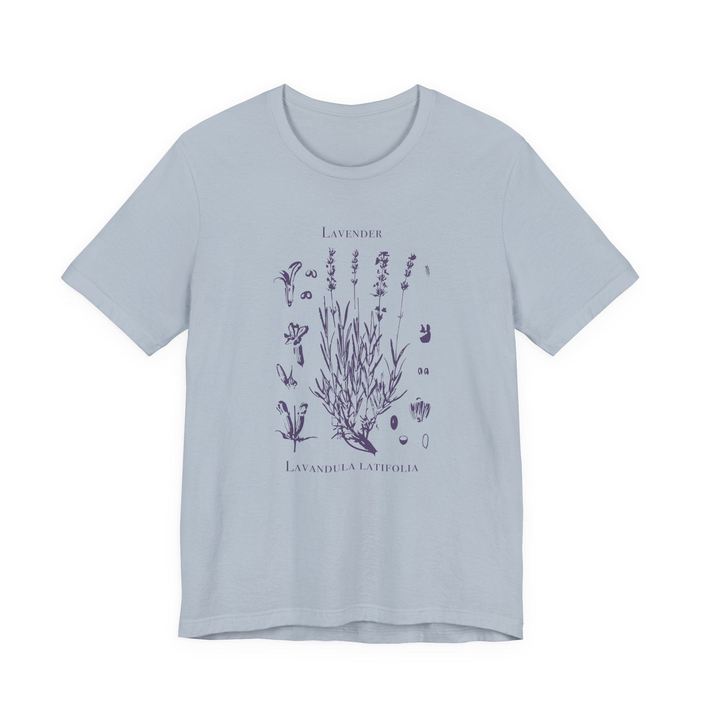 Retro Lavender Adult Shirt, Wildflowers Nature Shirt - Popbydesign