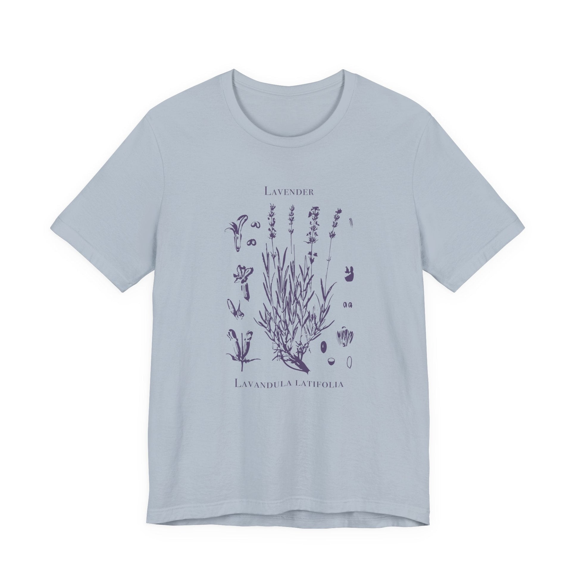 Retro Lavender Adult Shirt, Wildflowers Nature Shirt - Popbydesign
