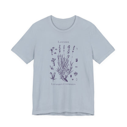 Retro Lavender Adult Shirt, Wildflowers Nature Shirt - Popbydesign