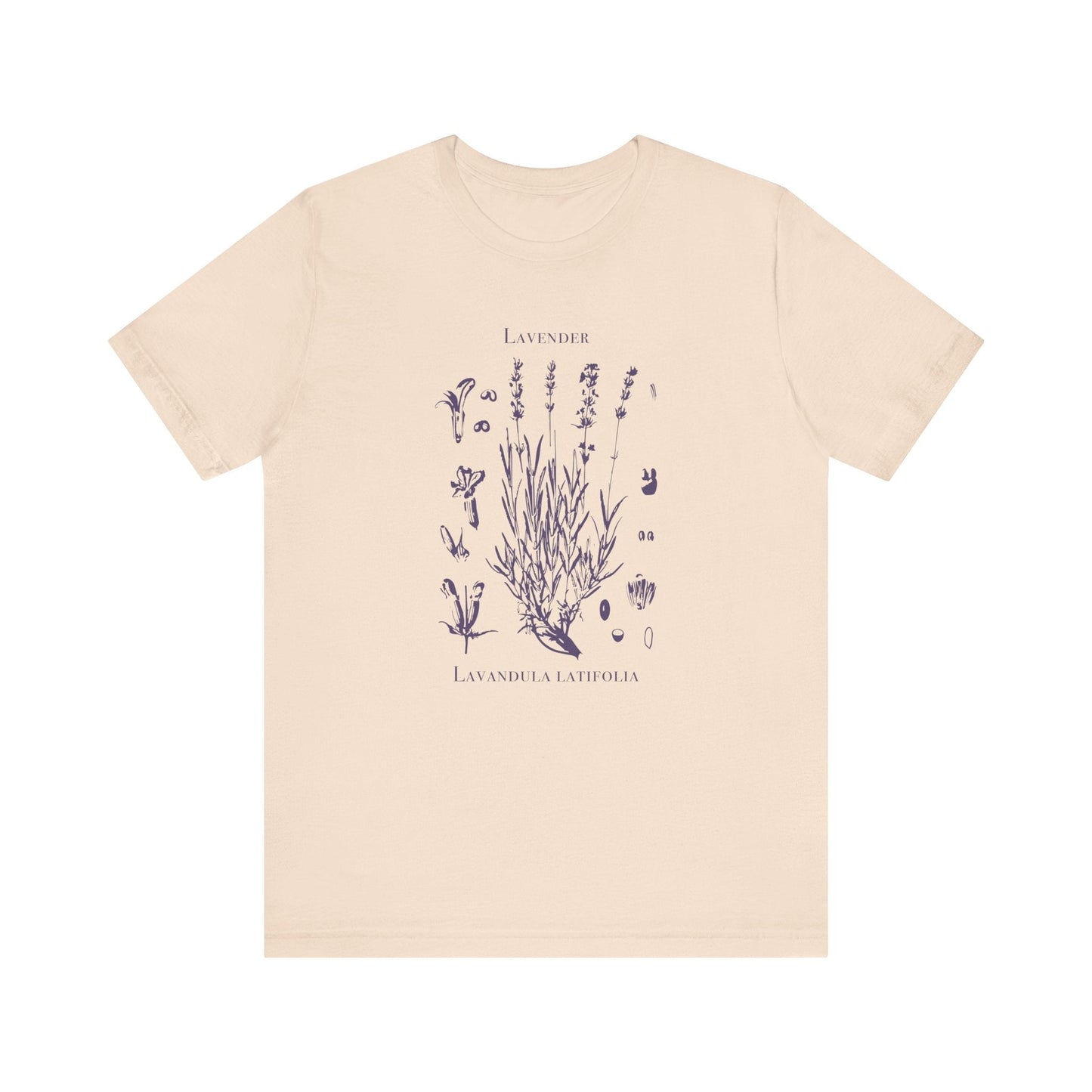 Retro Lavender Adult Shirt, Wildflowers Nature Shirt - Popbydesign
