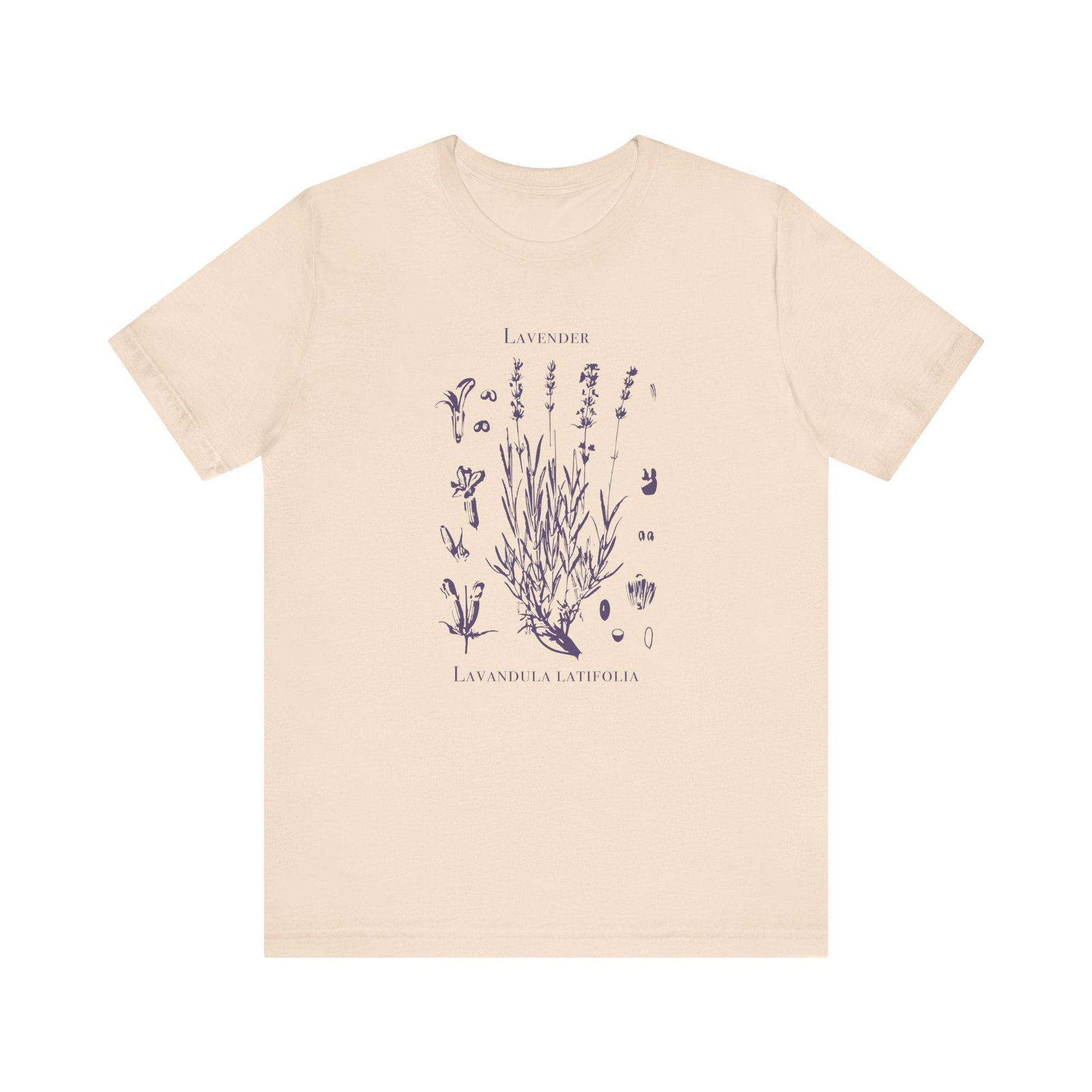 Retro Lavender Adult Shirt, Wildflowers Nature Shirt - Popbydesign