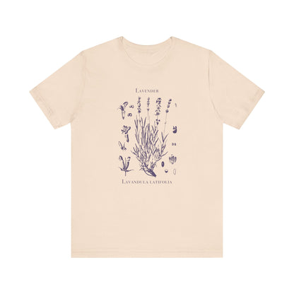 Retro Lavender Adult Shirt, Wildflowers Nature Shirt - Popbydesign