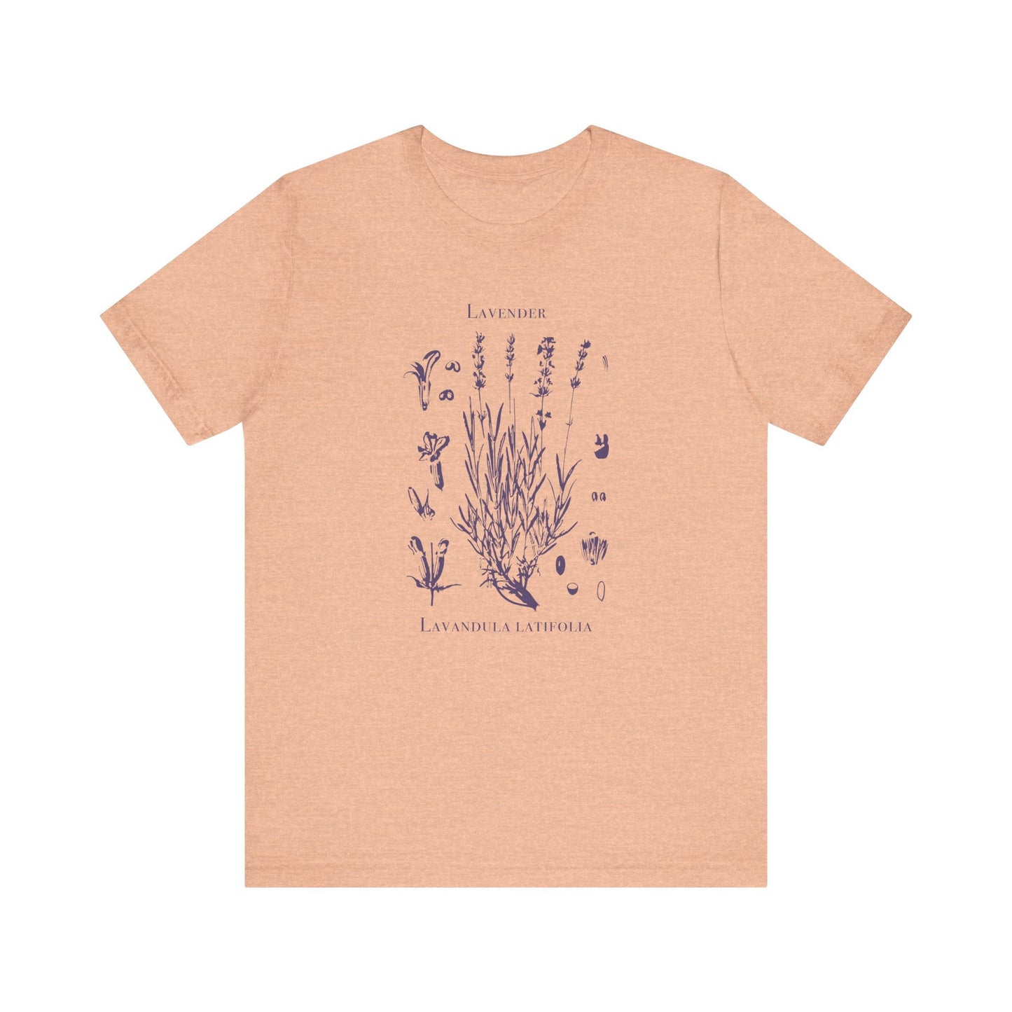Retro Lavender Adult Shirt, Wildflowers Nature Shirt - Popbydesign