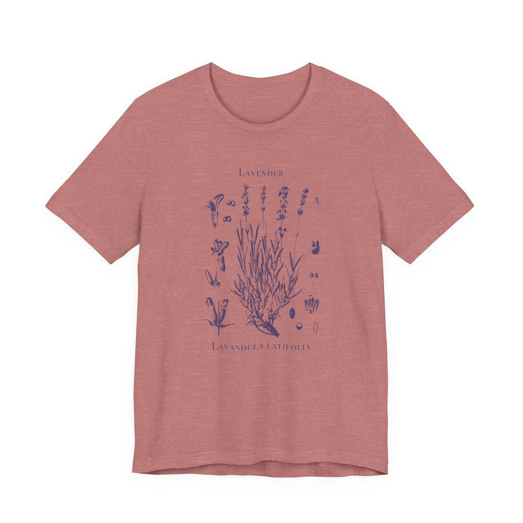Retro Lavender Adult Shirt, Wildflowers Nature Shirt by PopCultureByDesign36