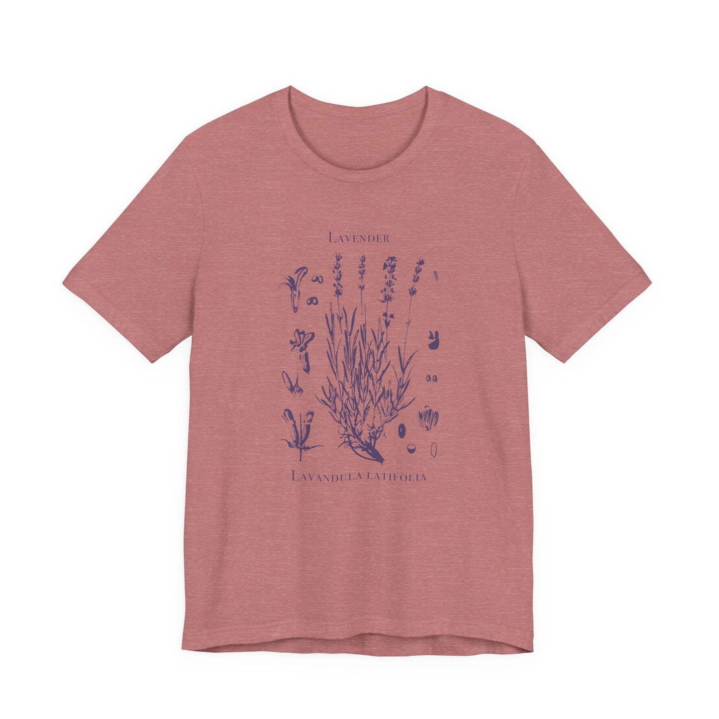 Retro Lavender Adult Shirt, Wildflowers Nature Shirt - Popbydesign