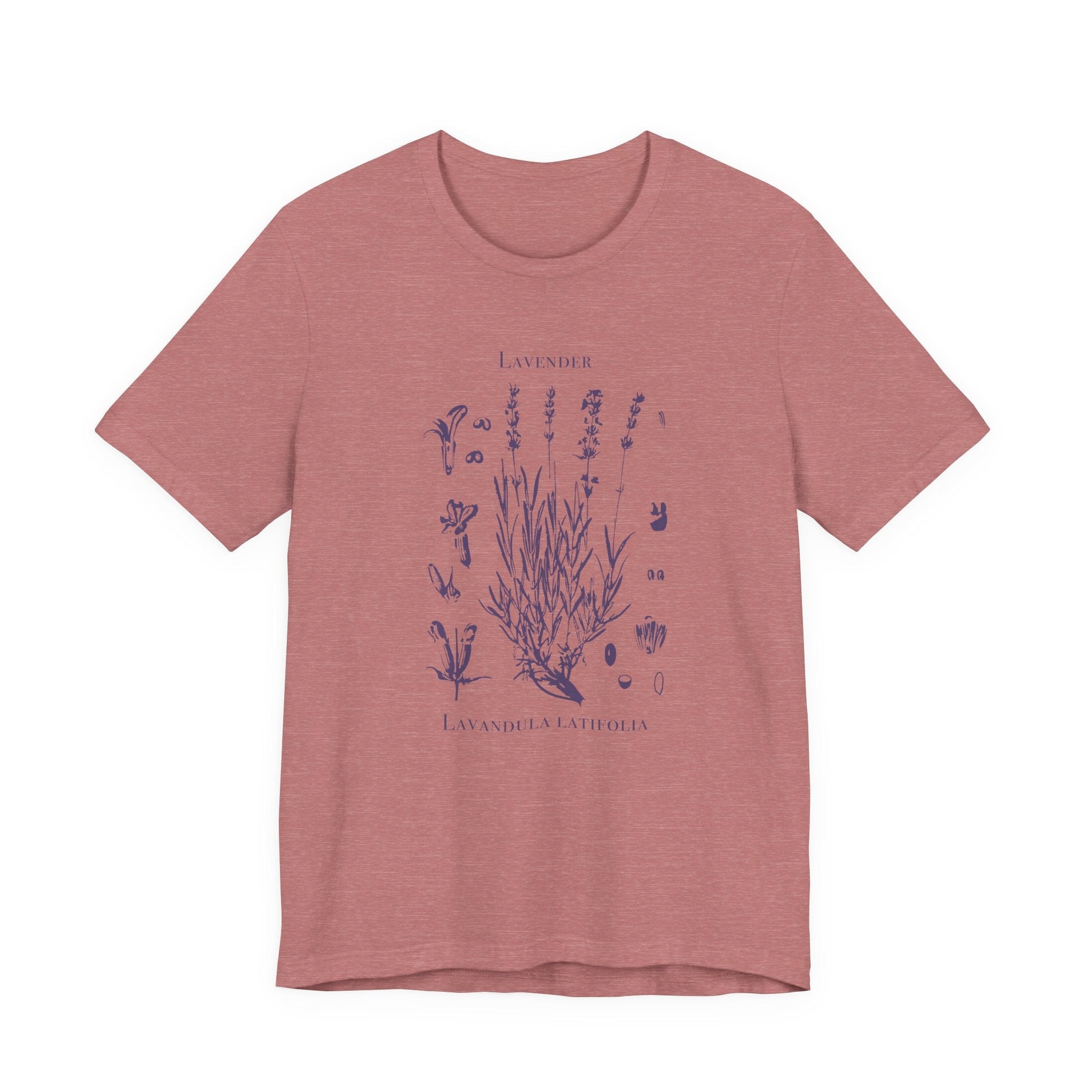 Retro Lavender Adult Shirt, Wildflowers Nature Shirt - Popbydesign