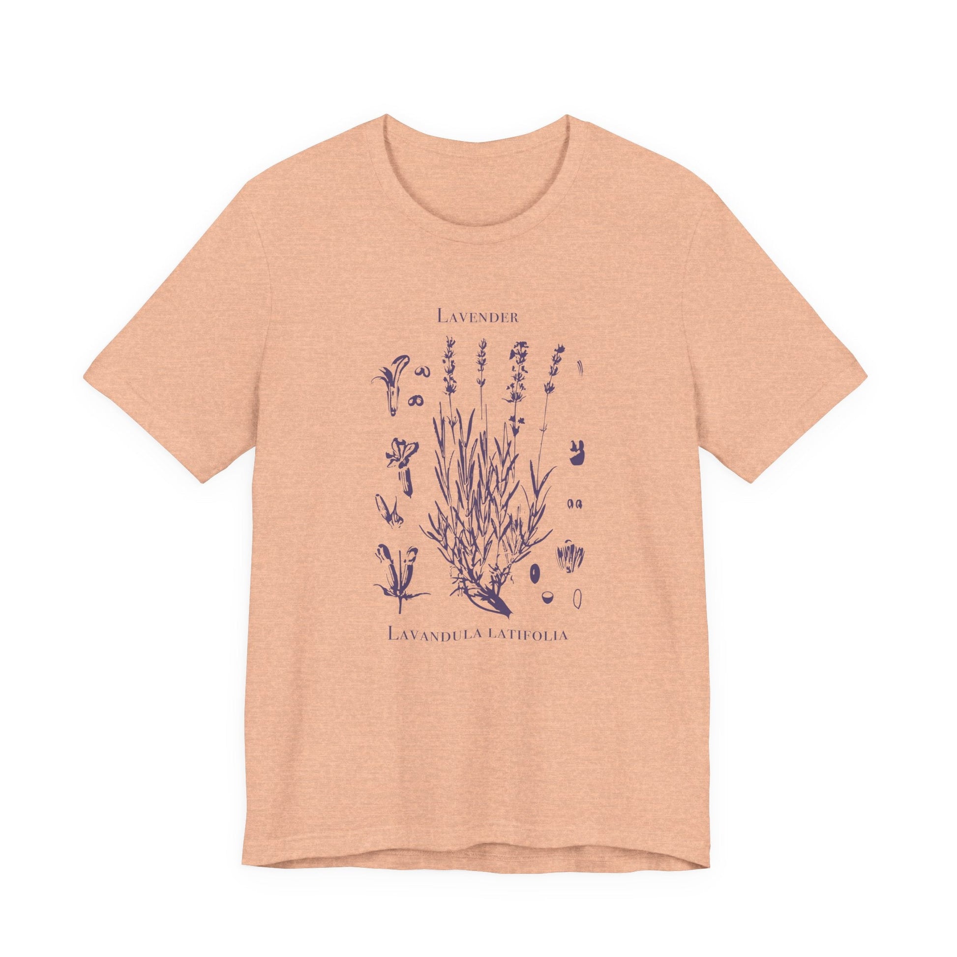 Retro Lavender Adult Shirt, Wildflowers Nature Shirt - Popbydesign