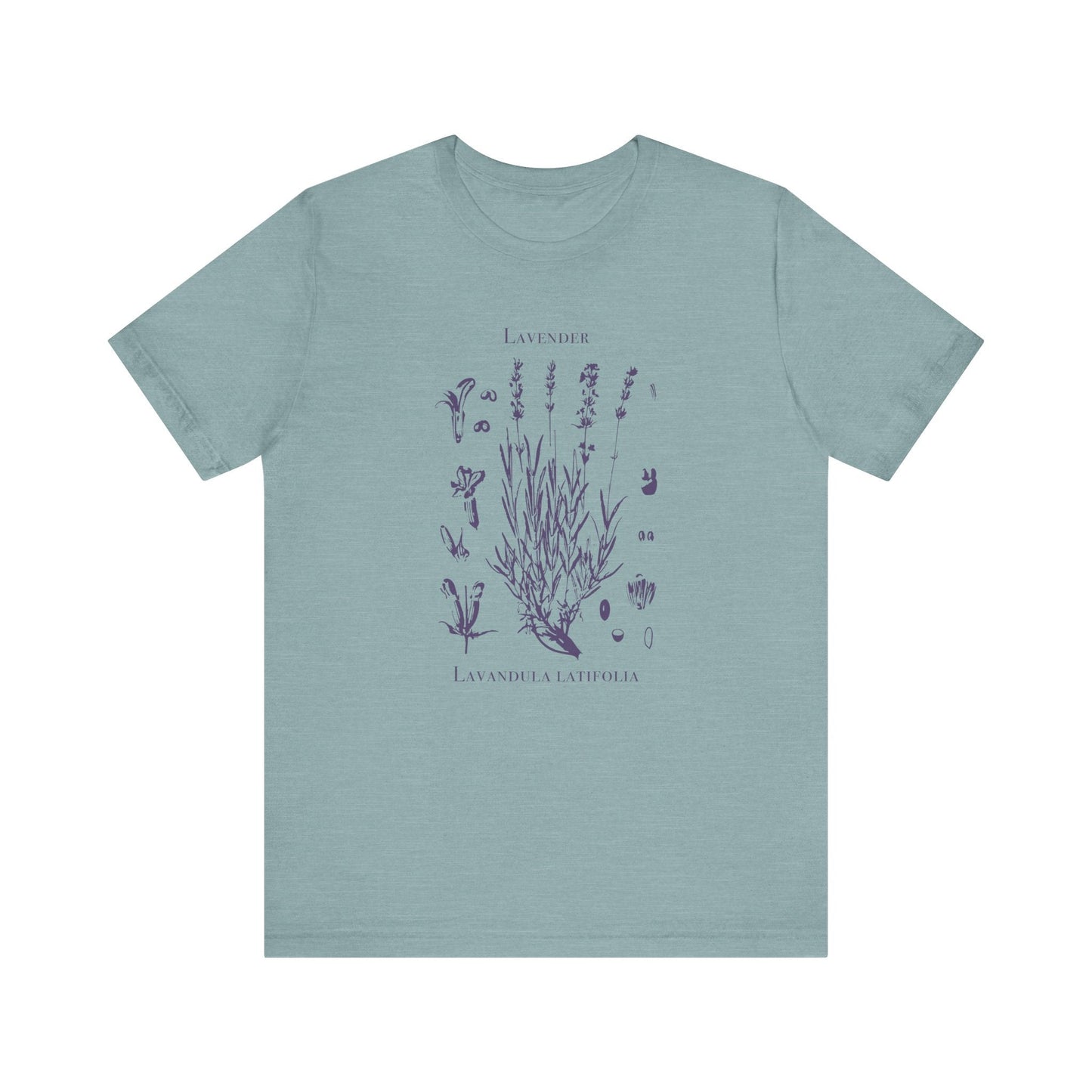 Retro Lavender Adult Shirt, Wildflowers Nature Shirt - Popbydesign