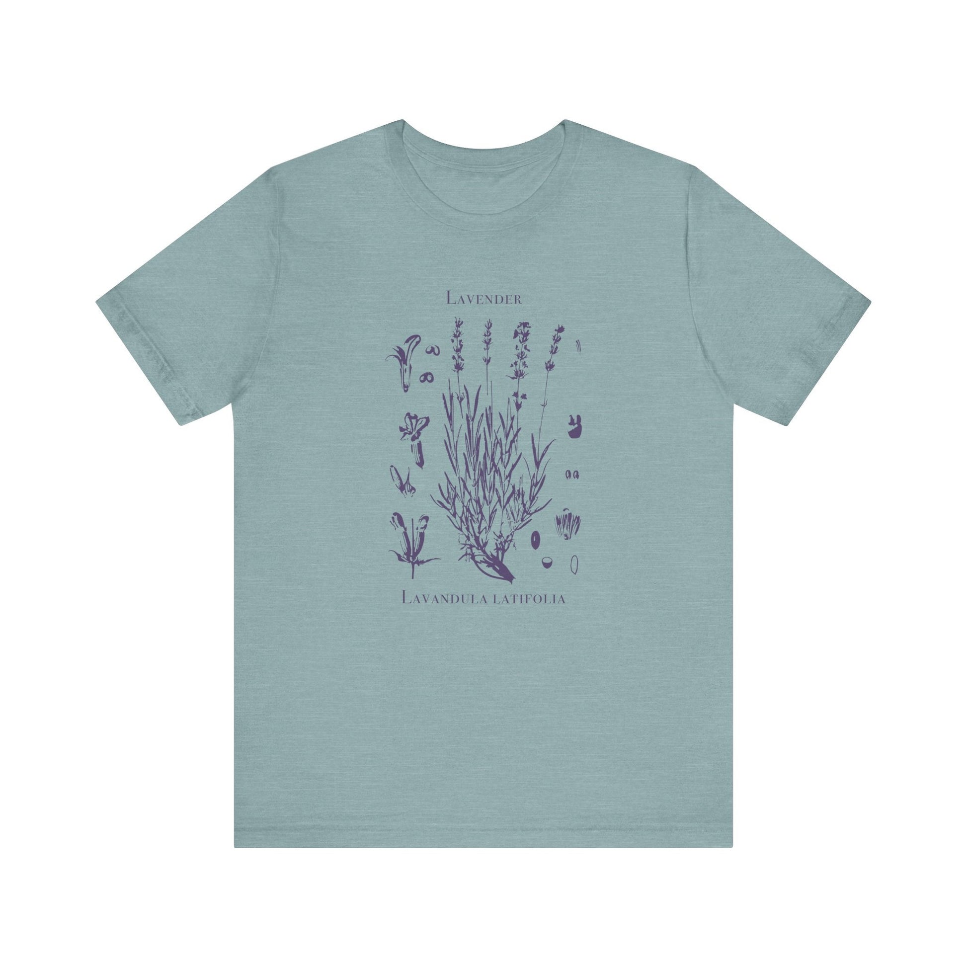 Retro Lavender Adult Shirt, Wildflowers Nature Shirt - Popbydesign