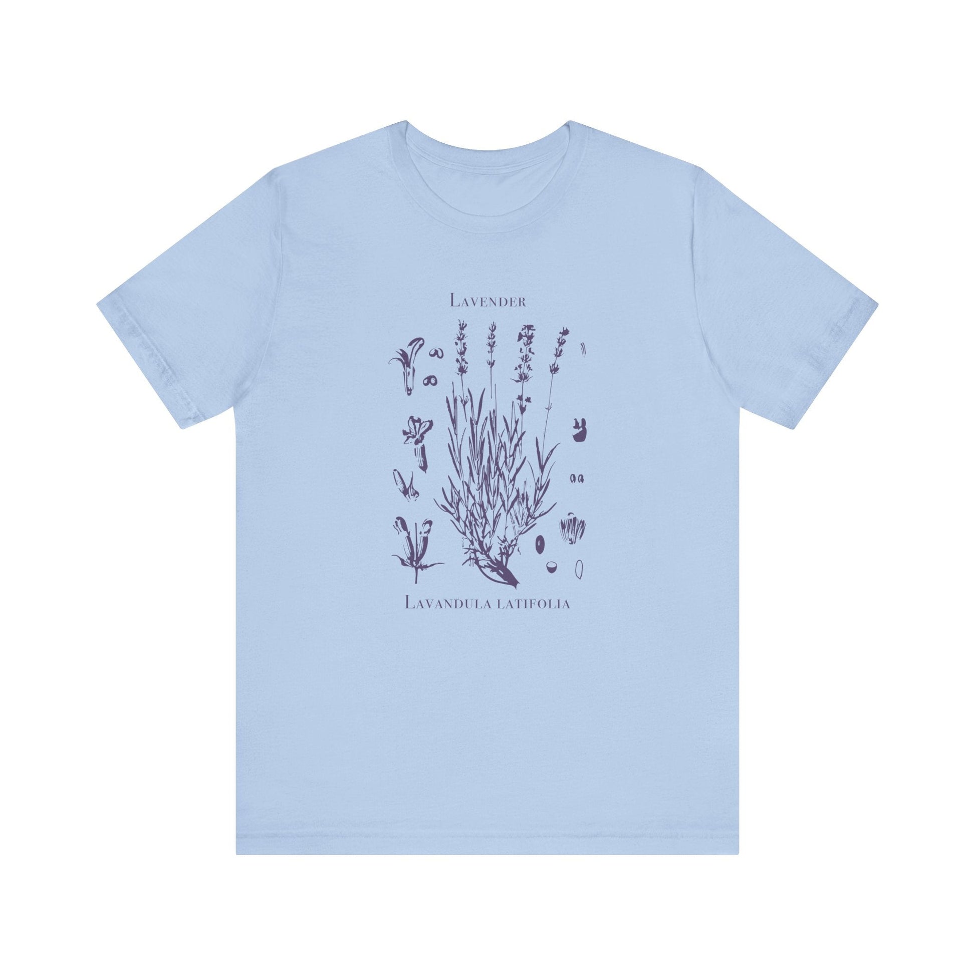 Retro Lavender Adult Shirt, Wildflowers Nature Shirt - Popbydesign