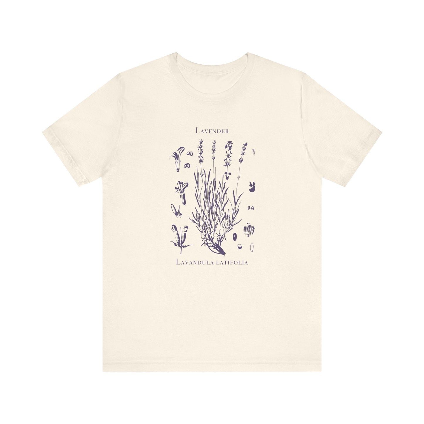 Retro Lavender Adult Shirt, Wildflowers Nature Shirt - Popbydesign
