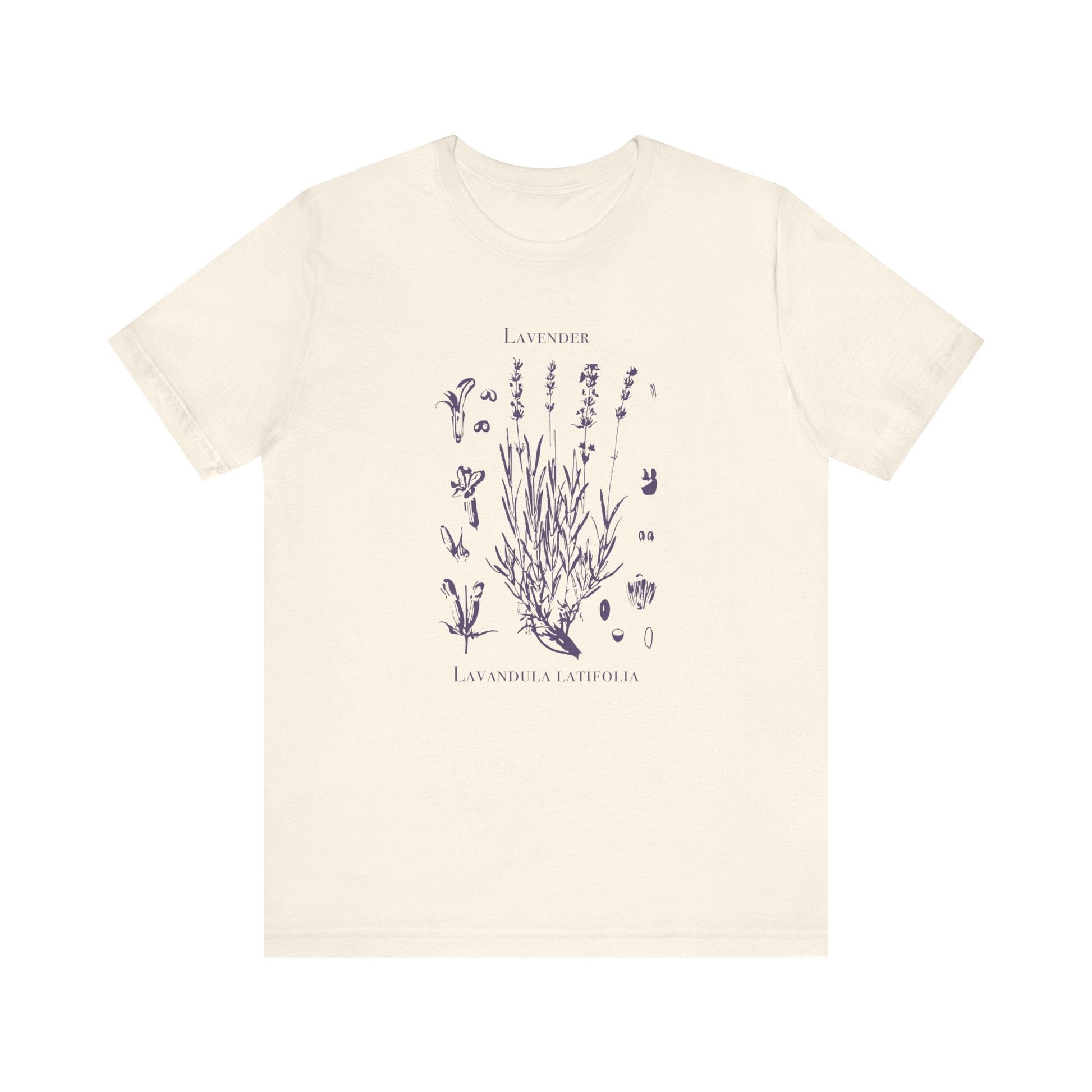 Retro Lavender Adult Shirt, Wildflowers Nature Shirt - Popbydesign