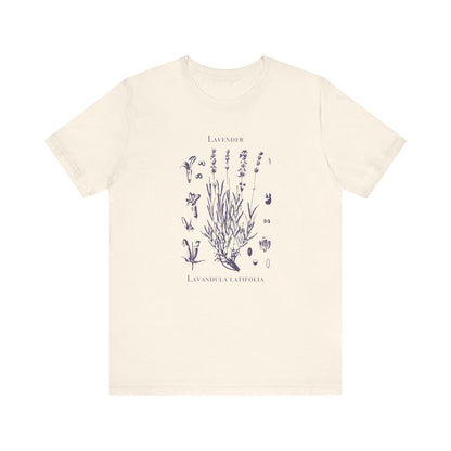 Retro Lavender Adult Shirt, Wildflowers Nature Shirt - Popbydesign