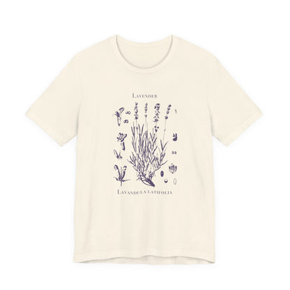 Retro Lavender Adult Shirt, Wildflowers Nature Shirt - Popbydesign