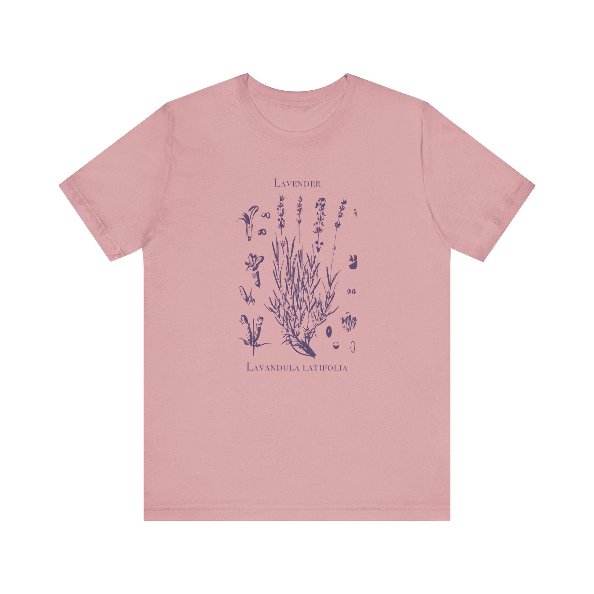 Retro Lavender Adult Shirt, Wildflowers Nature Shirt - Popbydesign