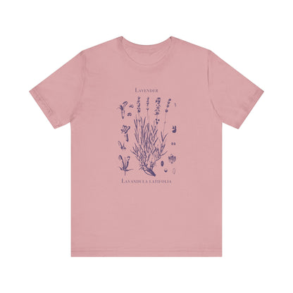 Retro Lavender Adult Shirt, Wildflowers Nature Shirt - Popbydesign