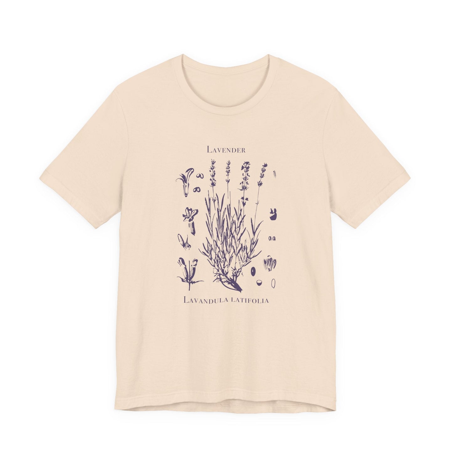 Retro Lavender Adult Shirt, Wildflowers Nature Shirt - Popbydesign