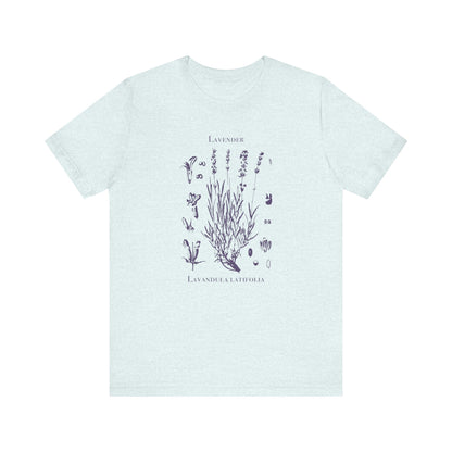 Retro Lavender Adult Shirt, Wildflowers Nature Shirt - Popbydesign
