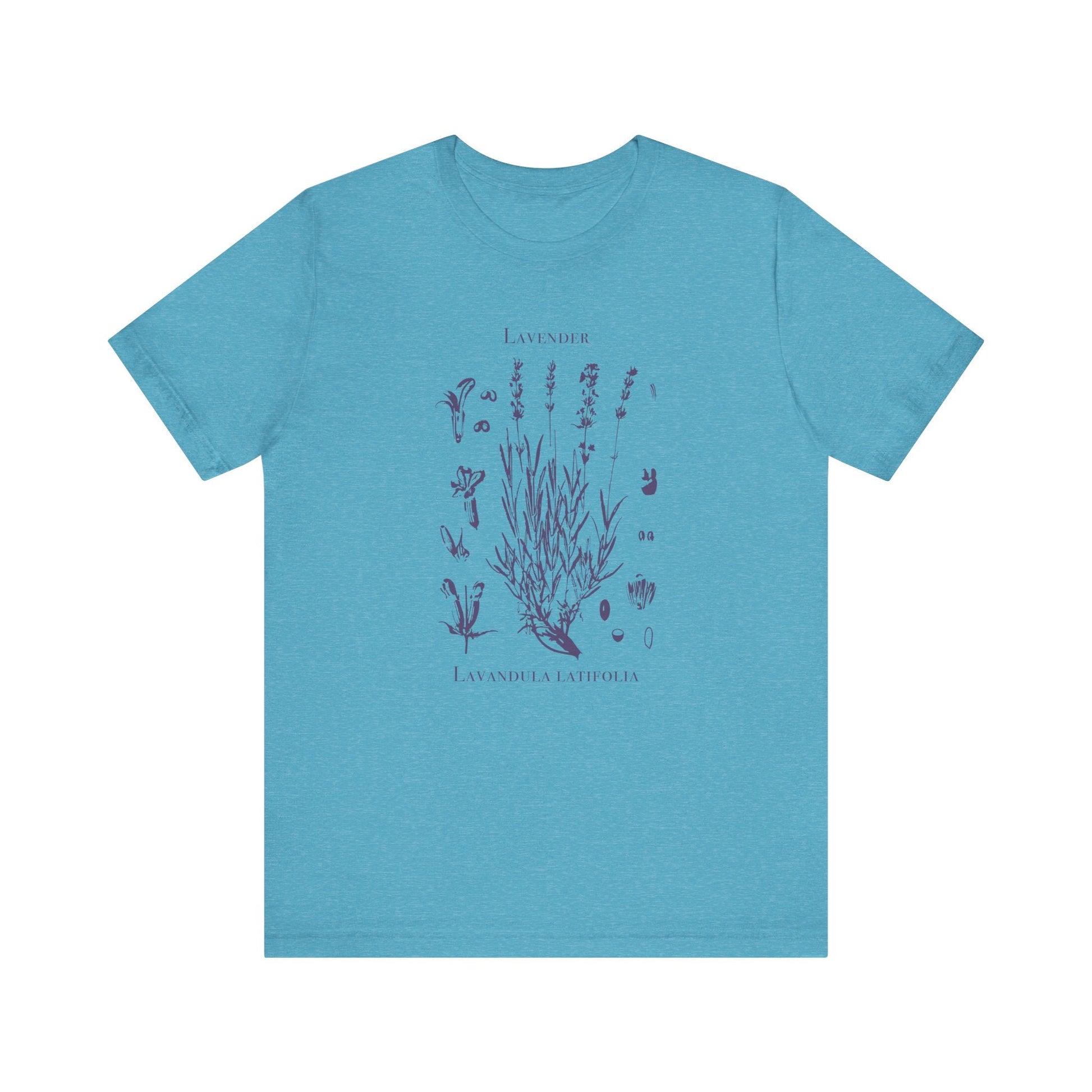 Retro Lavender Adult Shirt, Wildflowers Nature Shirt - Popbydesign