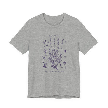 Retro Lavender Adult Shirt, Wildflowers Nature Shirt - Popbydesign