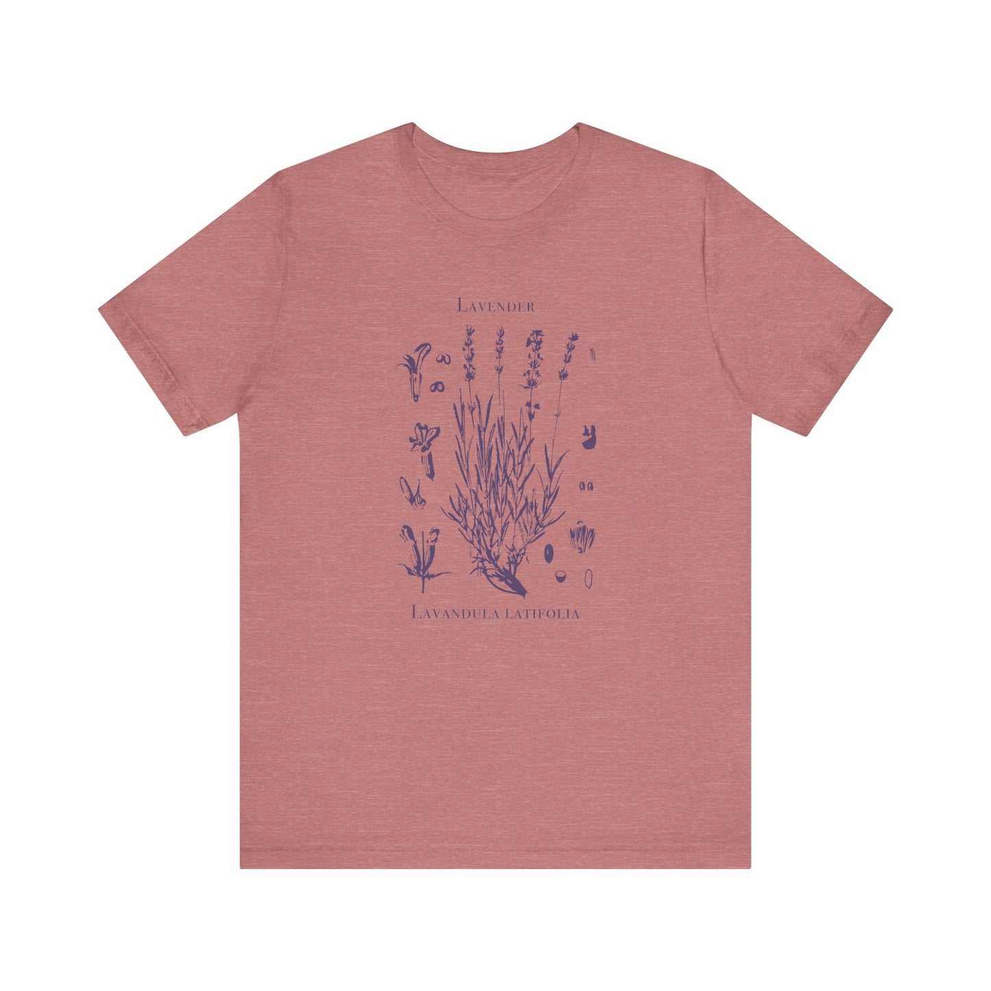 Retro Lavender Adult Shirt, Wildflowers Nature Shirt - Popbydesign