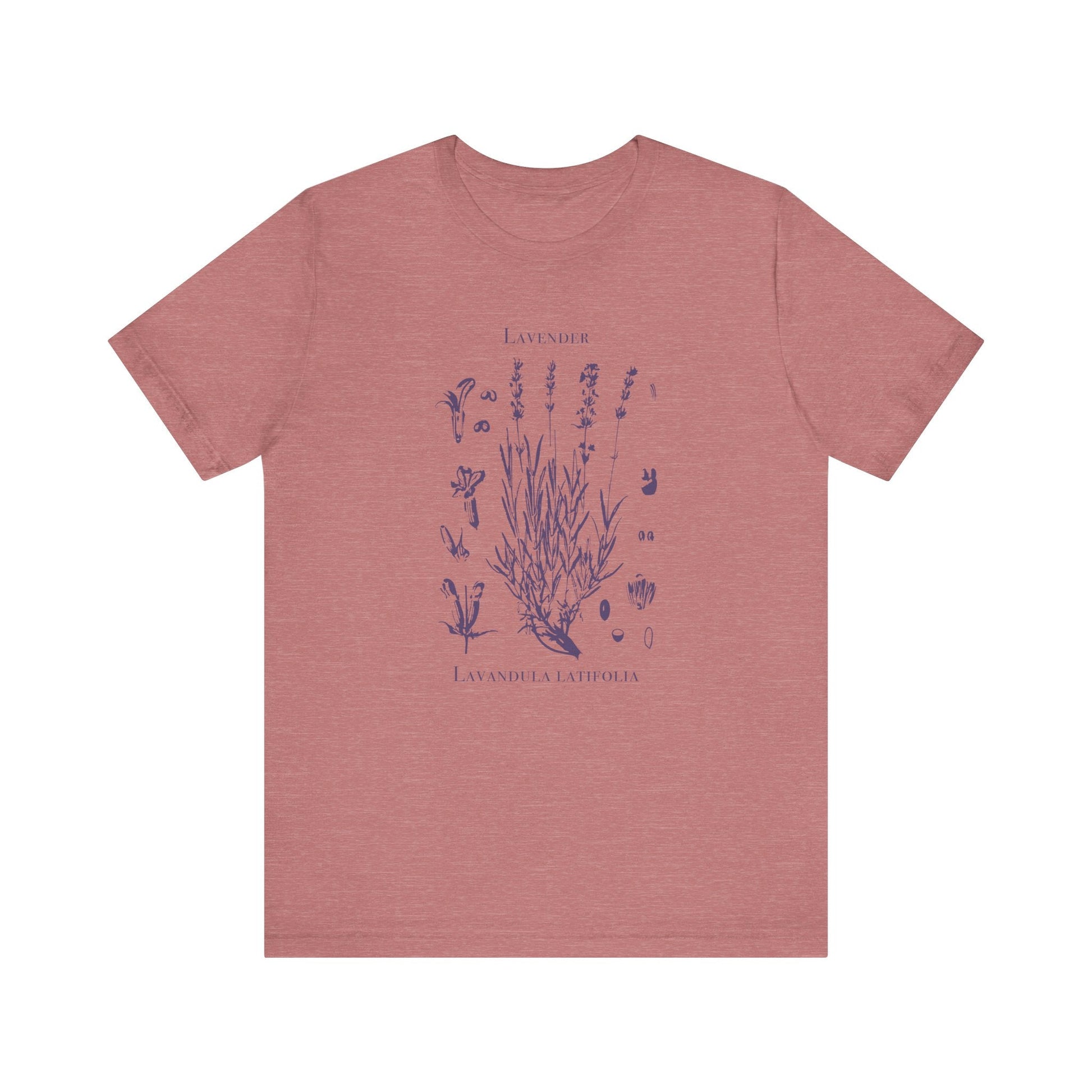 Retro Lavender Adult Shirt, Wildflowers Nature Shirt - Popbydesign