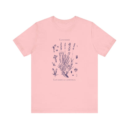 Retro Lavender Adult Shirt, Wildflowers Nature Shirt - Popbydesign