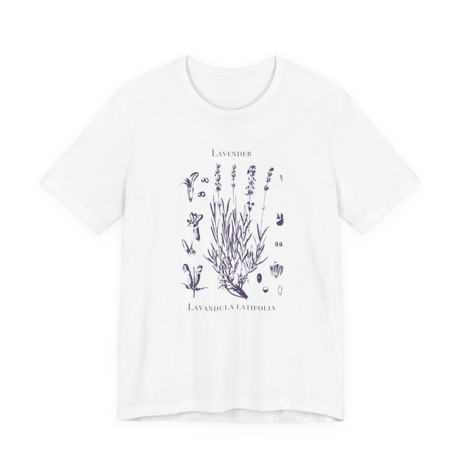 Retro Lavender Adult Shirt, Wildflowers Nature Shirt - Popbydesign