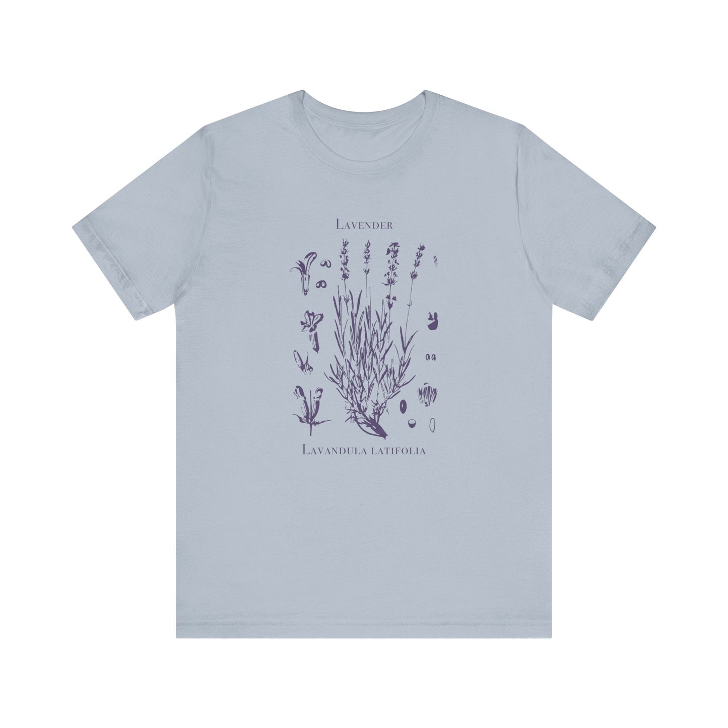 Retro Lavender Adult Shirt, Wildflowers Nature Shirt - Popbydesign