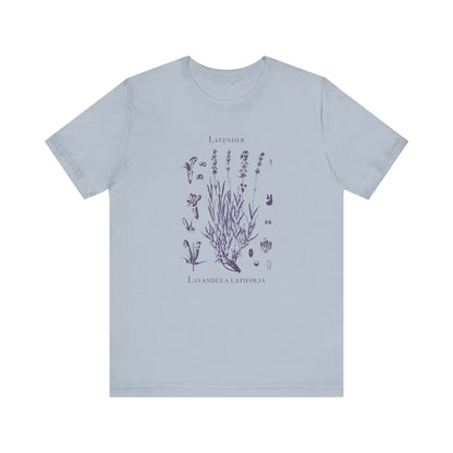 Retro Lavender Adult Shirt, Wildflowers Nature Shirt - Popbydesign