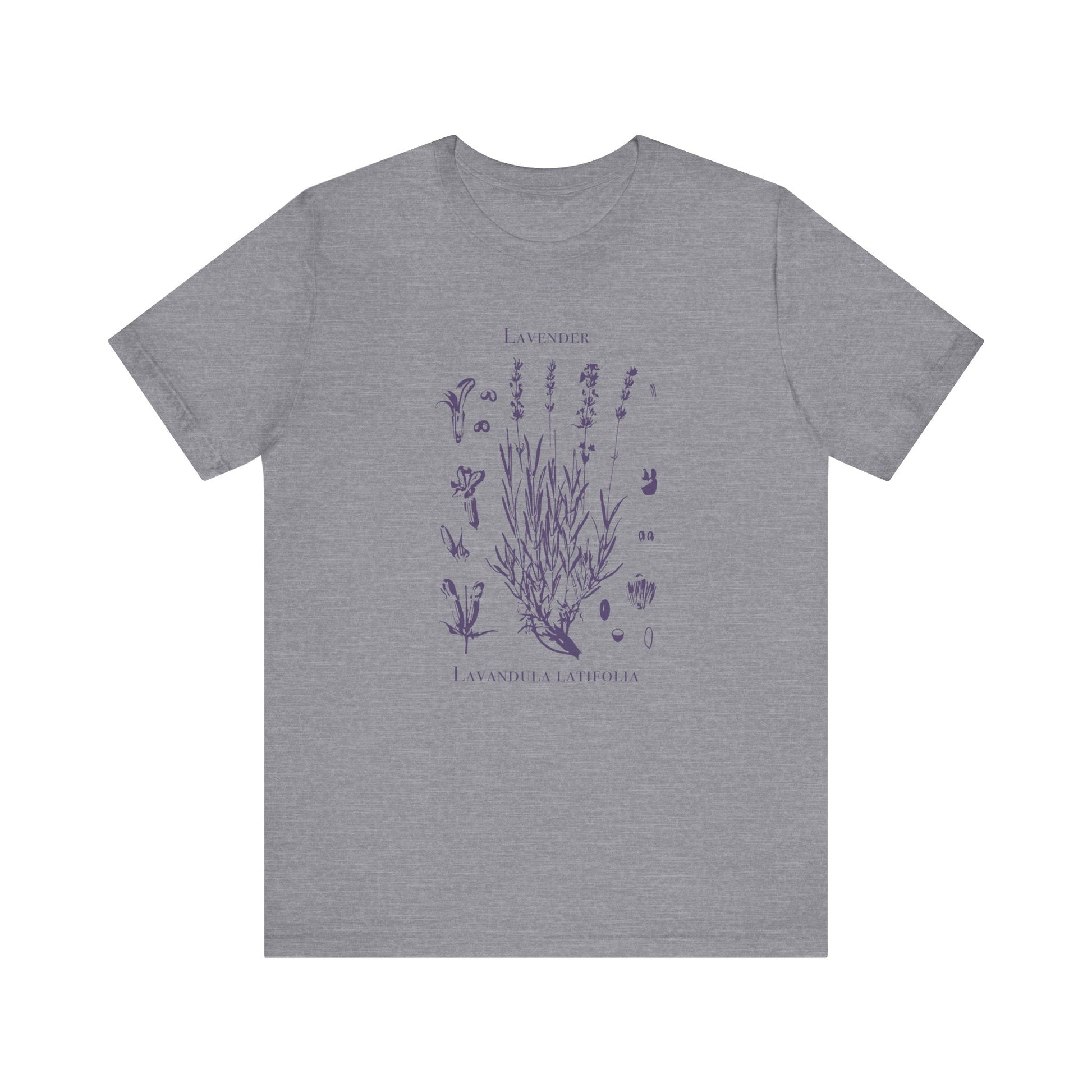 Retro Lavender Adult Shirt, Wildflowers Nature Shirt - Popbydesign