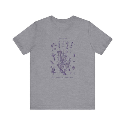 Retro Lavender Adult Shirt, Wildflowers Nature Shirt - Popbydesign