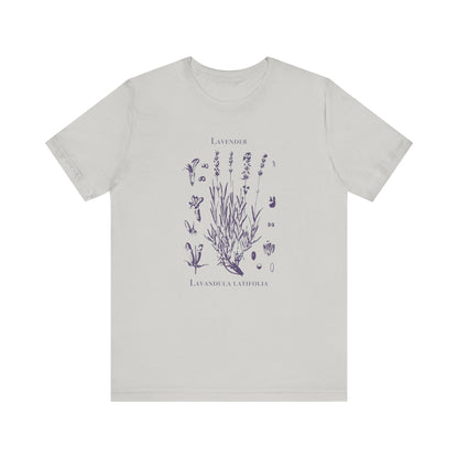 Retro Lavender Adult Shirt, Wildflowers Nature Shirt - Popbydesign