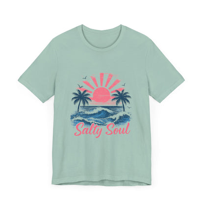 Retro Salty Soul Shirt, Summer Salty Soul T-shirt - Popbydesign