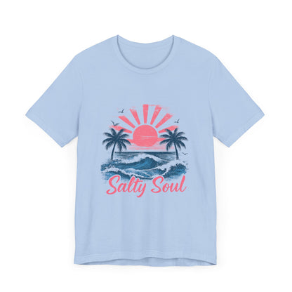 Retro Salty Soul Shirt, Summer Salty Soul T-shirt - Popbydesign