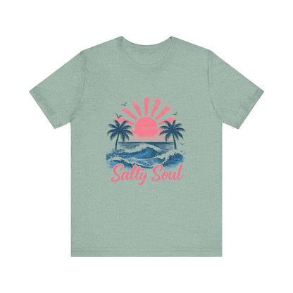 Retro Salty Soul Shirt, Summer Salty Soul T-shirt - Popbydesign