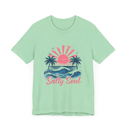 Retro Salty Soul Shirt, Summer Salty Soul T-shirt - Popbydesign