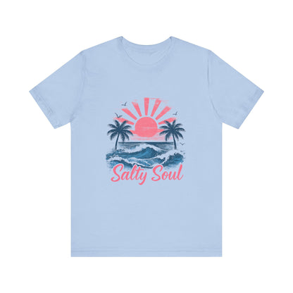 Retro Salty Soul Shirt, Summer Salty Soul T-shirt - Popbydesign