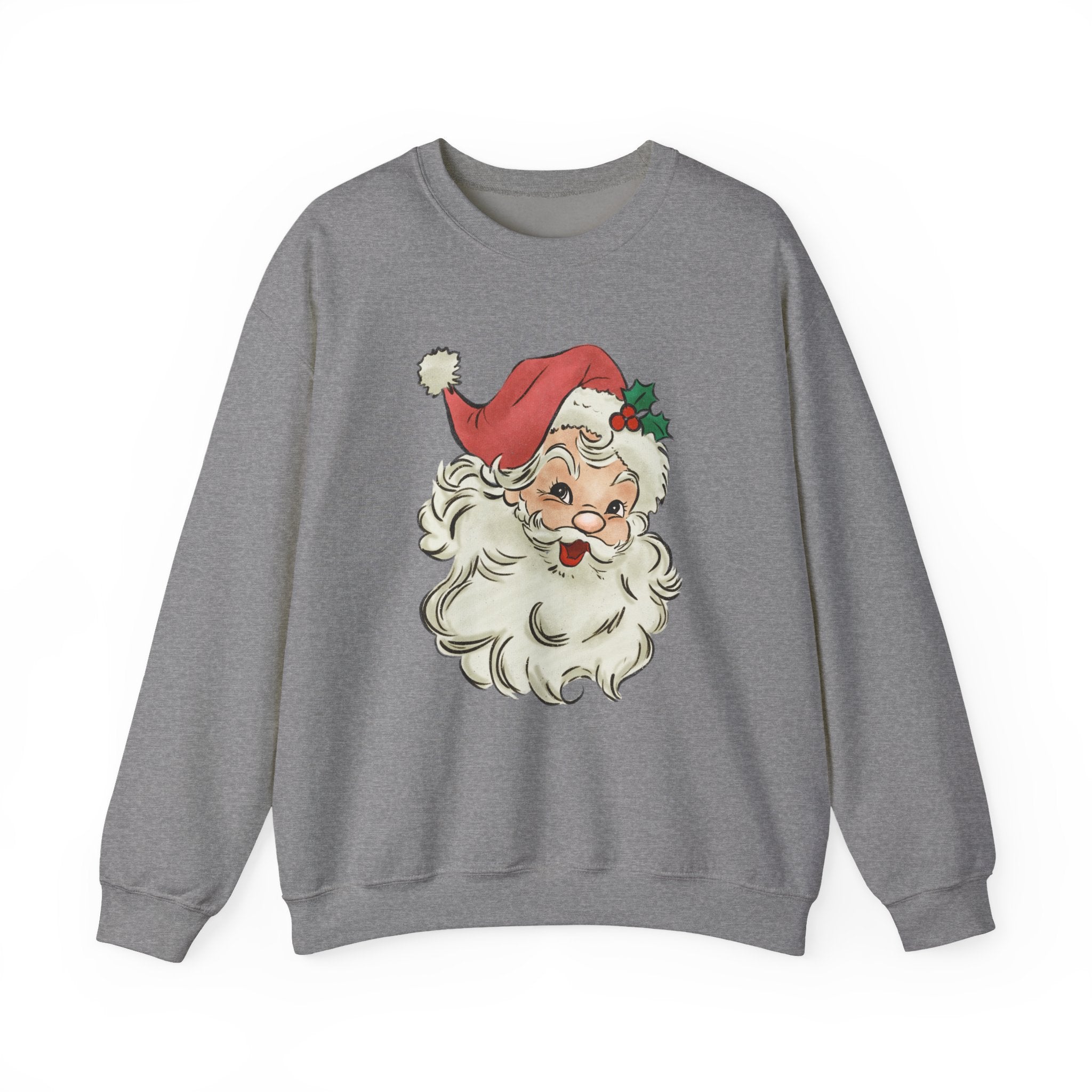 Retro Santa Sweater, Vintage Santa Christmas Sweatshirt by PopCultureByDesign36