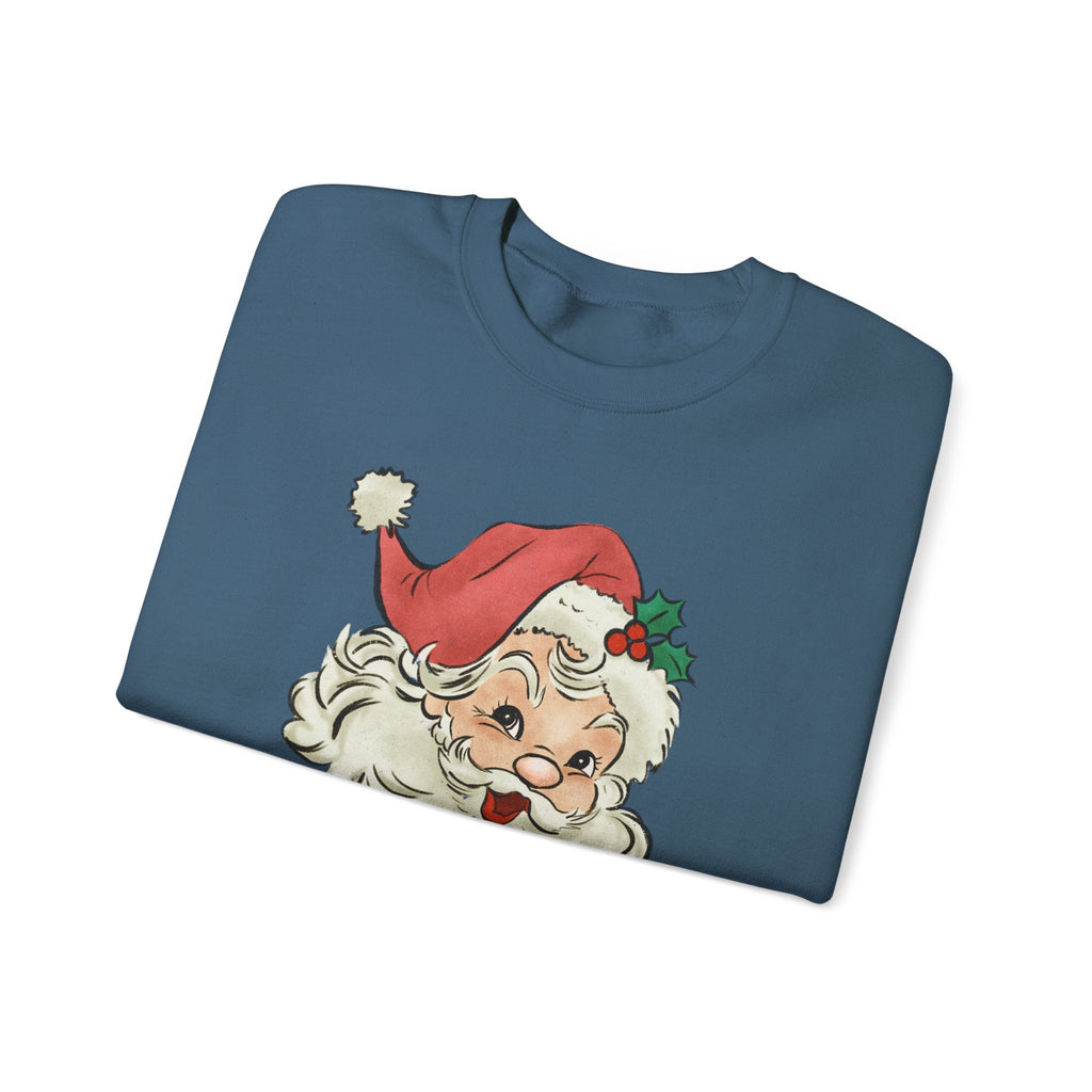Retro Santa Sweater, Vintage Santa Christmas Sweatshirt by PopCultureByDesign36