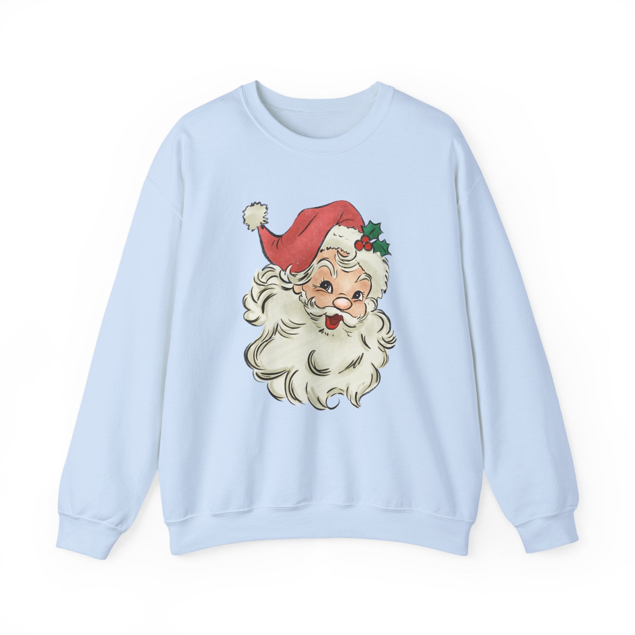 Retro Santa Sweater, Vintage Santa Christmas Sweatshirt by PopCultureByDesign36