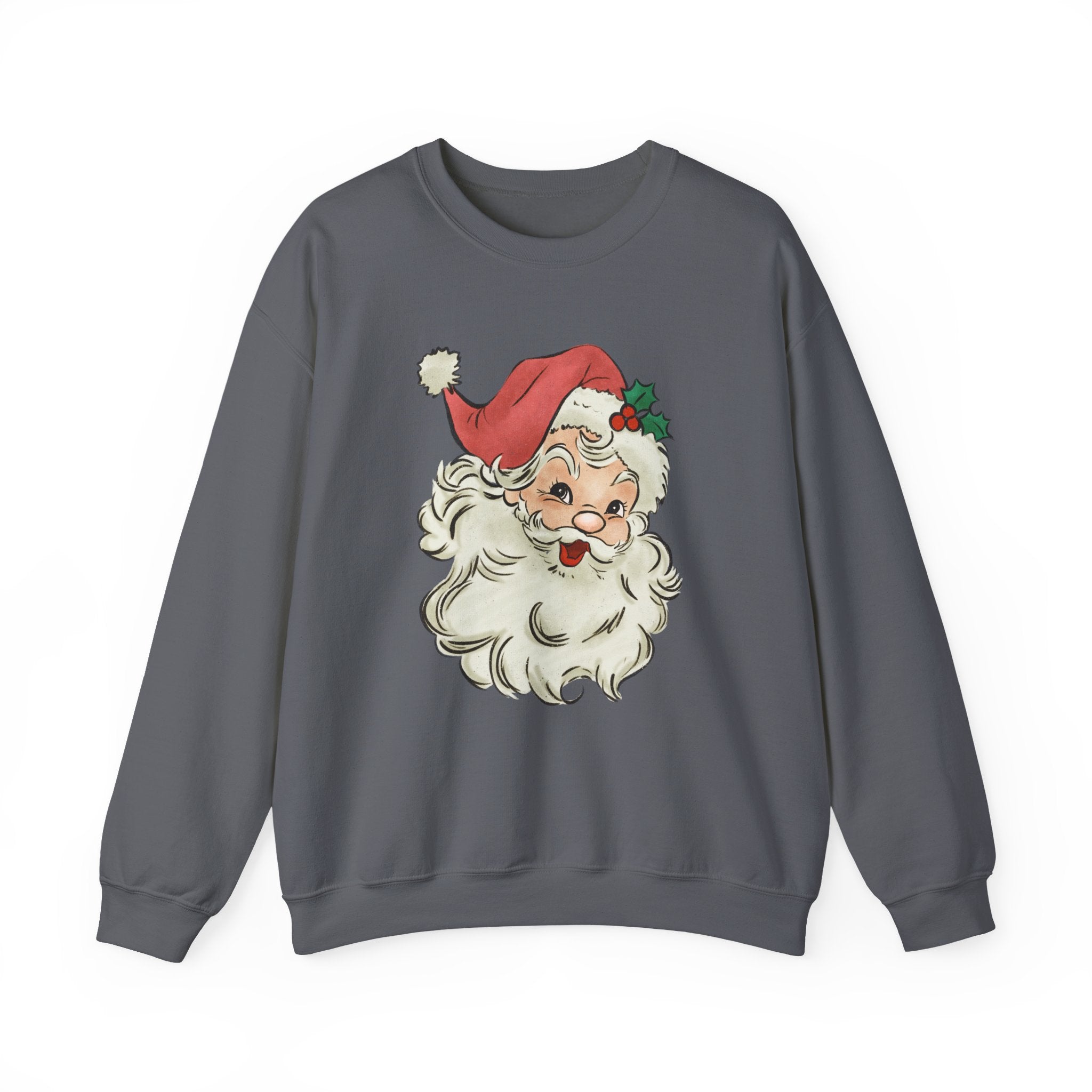Retro Santa Sweater, Vintage Santa Christmas Sweatshirt by PopCultureByDesign36