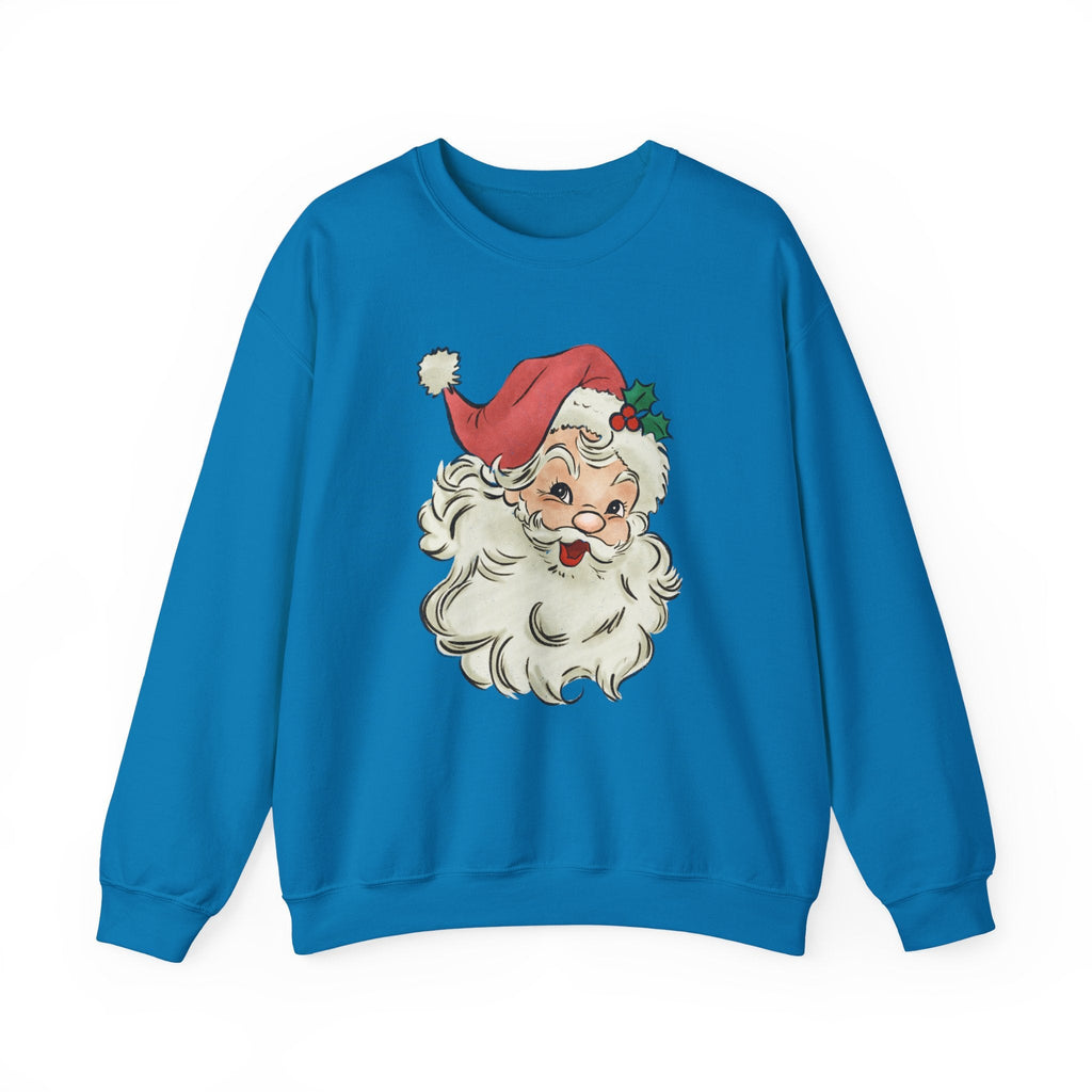 Retro Santa Sweater, Vintage Santa Christmas Sweatshirt by PopCultureByDesign36