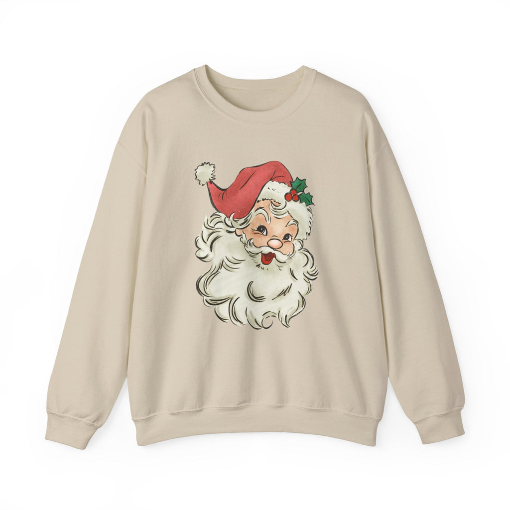 Retro Santa Sweater, Vintage Santa Christmas Sweatshirt by PopCultureByDesign36