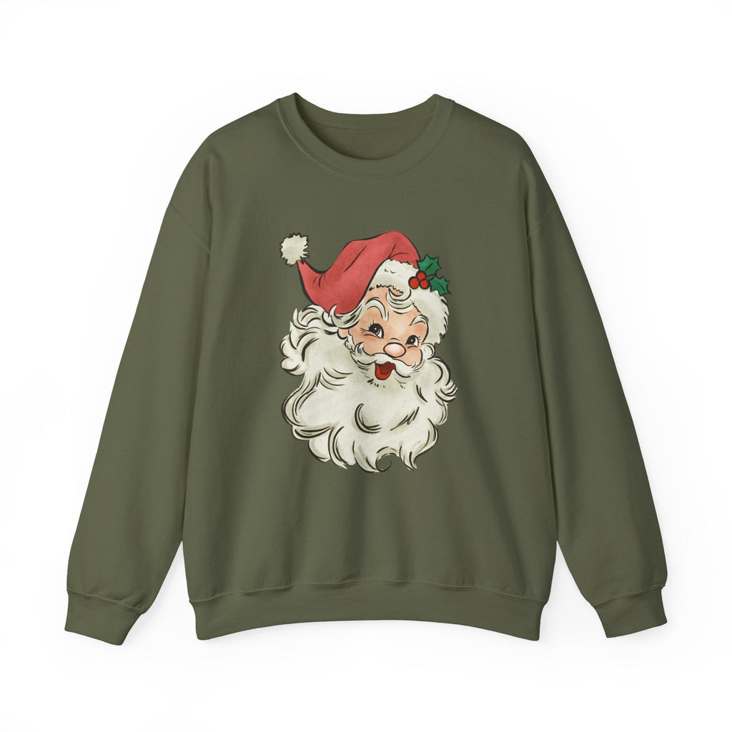 Retro Santa Sweater, Vintage Santa Christmas Sweatshirt by PopCultureByDesign36
